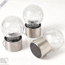 3 Peças de Conjunto de Lâmpadas com Vidro trincado movido a Energia Solar - TOOLS SMD