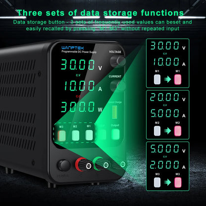 Fonte de Bancada WANPTEK APS3010H 30V/10A e outras versões — imagem 3