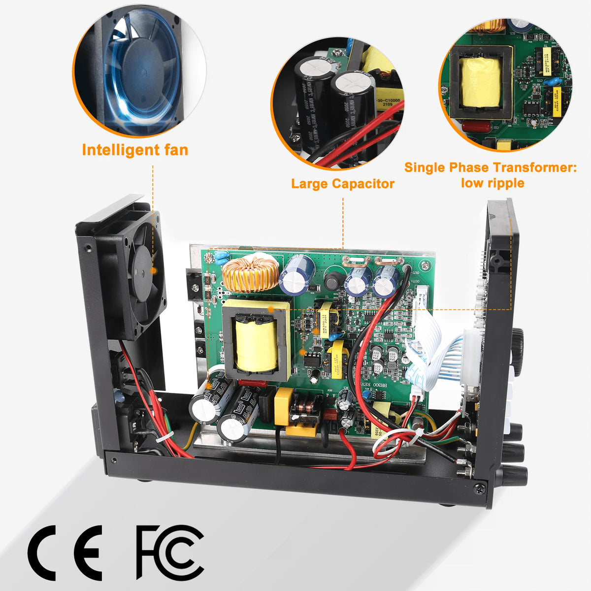 Fonte de Bancada KUAIQU SPS-C3010 30V/10A Ajustável — imagem 7