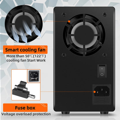 Fonte de Bancada KUAIQU SPS-C3010 30V/10A Ajustável — imagem 6