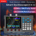 ZEEWEII DSO3D12 - Osciloscópio Digital, Dual Channel Multímetro e Gerador de Sinal, DSO3D12, 120m Bandwidth