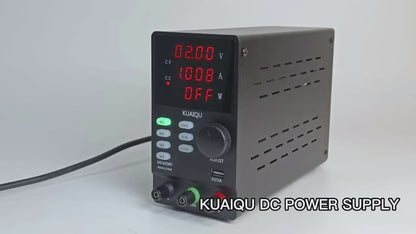 Fonte Digital KUAIQU 30V 10A 300W para Bancada de Eletrônica